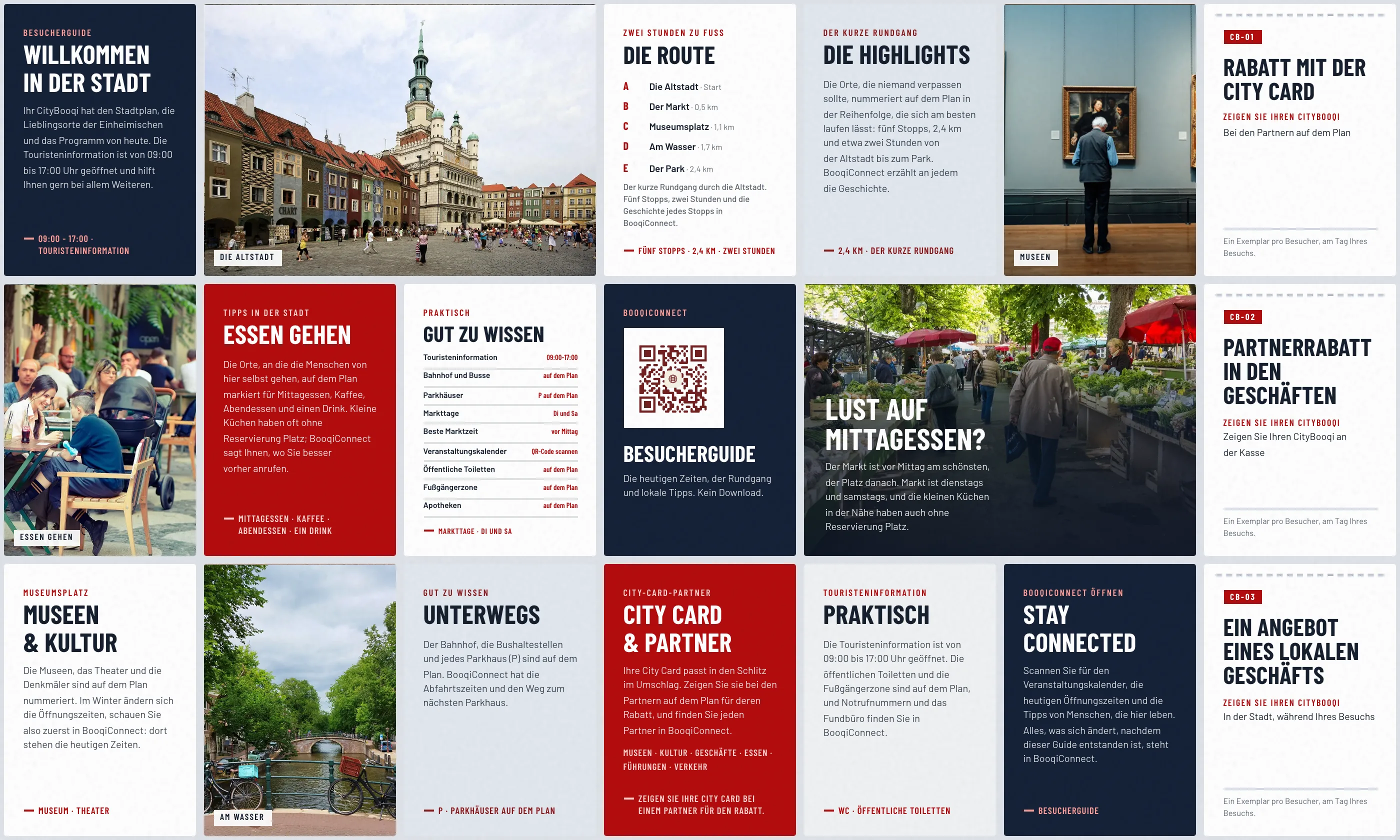 CityBooqi aufgefaltet